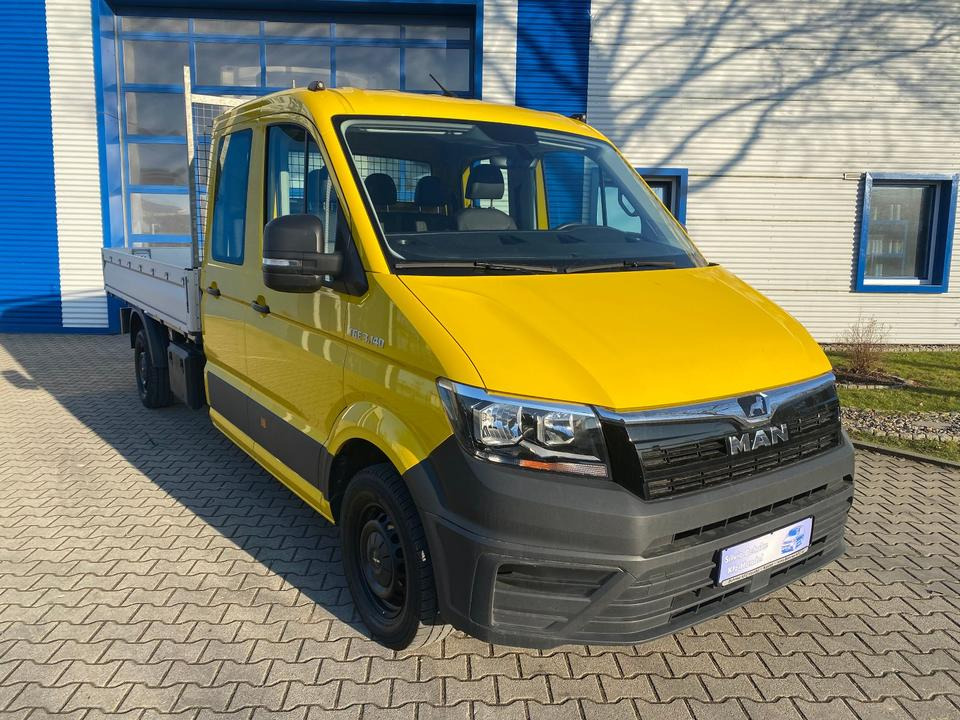 MAN TGE 3.140 Doka Pritsche Lang *STANDHZG* AHK*24 MONATE GARANTIE*1.HAND*INKL.19% MWST*SOFORT!* - الشاحنات الصغيرة المسطحة, الشاحنات الصغيرة كابينة مزدوجة: صور 2 MAN TGE 3.140 Doka Pritsche Lang *STANDHZG* AHK*24 MONATE GARANTIE*1.HAND*INKL.19% MWST*SOFORT!* - الشاحنات الصغيرة المسطحة, الشاحنات الصغيرة كابينة مزدوجة: صور 2