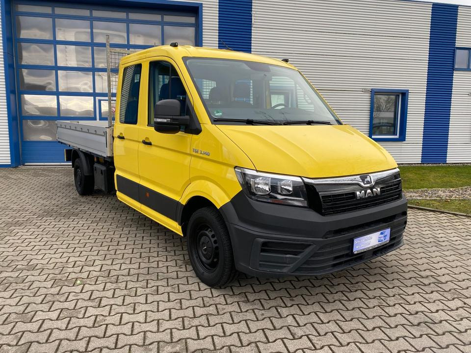 MAN TGE 3.140 Doka Pritsche Lang *STANDHZG* AHK*HECKANTRIEB*1.HAND*INKL.19% MWST*SOFORT!* - الشاحنات الصغيرة المسطحة, الشاحنات الصغيرة كابينة مزدوجة: صور 2 MAN TGE 3.140 Doka Pritsche Lang *STANDHZG* AHK*HECKANTRIEB*1.HAND*INKL.19% MWST*SOFORT!* - الشاحنات الصغيرة المسطحة, الشاحنات الصغيرة كابينة مزدوجة: صور 2