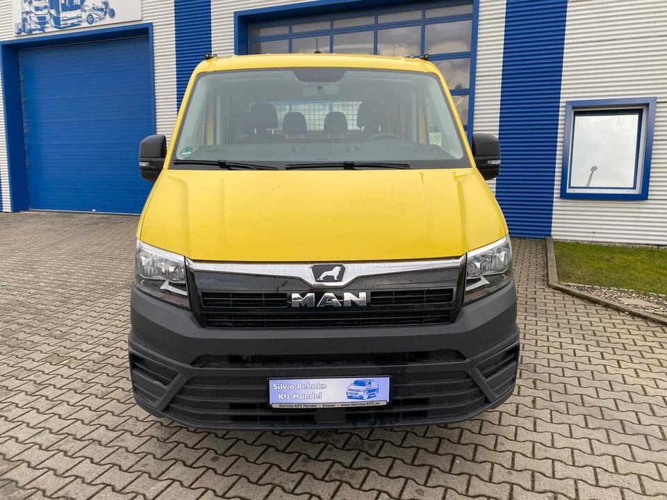 MAN TGE 3.140 Doka Pritsche Lang *STANDHZG* AHK*HECKANTRIEB*1.HAND*INKL.19% MWST*SOFORT!* - الشاحنات الصغيرة المسطحة, الشاحنات الصغيرة كابينة مزدوجة: صور 3 MAN TGE 3.140 Doka Pritsche Lang *STANDHZG* AHK*HECKANTRIEB*1.HAND*INKL.19% MWST*SOFORT!* - الشاحنات الصغيرة المسطحة, الشاحنات الصغيرة كابينة مزدوجة: صور 3