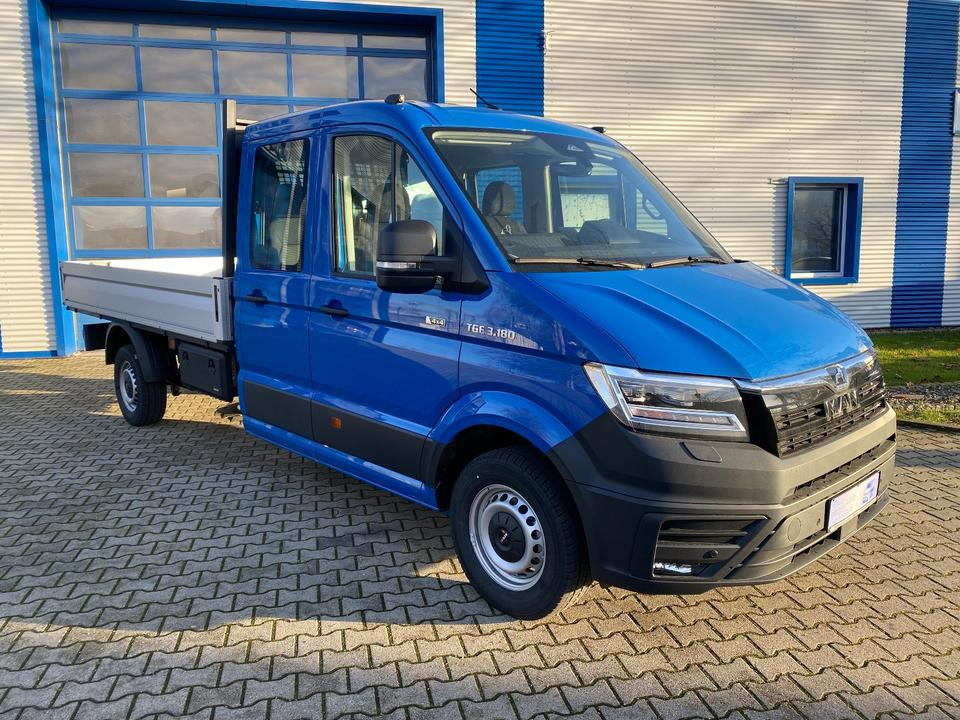 MAN TGE 3.180 4x4 Doka Pritsche Lang *INKL.19% MWT* AUTOMATIK*LED*CAM*AHK*TEMPO*STANDHZG*UVM* - الشاحنات الصغيرة المسطحة, الشاحنات الصغيرة كابينة مزدوجة: صور 2 MAN TGE 3.180 4x4 Doka Pritsche Lang *INKL.19% MWT* AUTOMATIK*LED*CAM*AHK*TEMPO*STANDHZG*UVM* - الشاحنات الصغيرة المسطحة, الشاحنات الصغيرة كابينة مزدوجة: صور 2