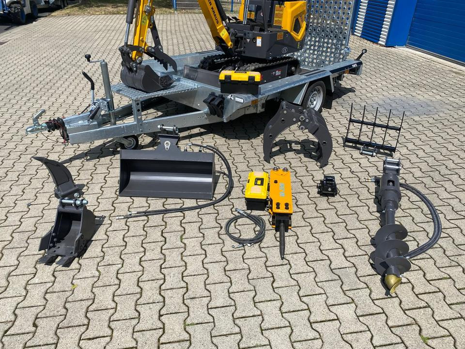 Minibagger BK1000JSR + Tieflader + Zubehör *HERBSTAKTION*INKL.19% MWST*BERGER KRAUS*VERSTELLFAHRWERK* SOFORT!* - حفارة مصغرة: صور 2 Minibagger BK1000JSR + Tieflader + Zubehör *HERBSTAKTION*INKL.19% MWST*BERGER KRAUS*VERSTELLFAHRWERK* SOFORT!* - حفارة مصغرة: صور 2