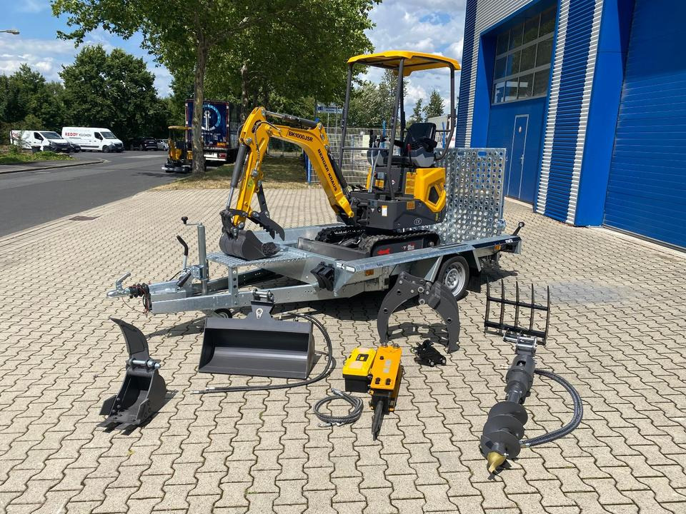 Minibagger BK1000JSR + Tieflader + Zubehör *HERBSTAKTION*INKL.19% MWST*BERGER KRAUS*VERSTELLFAHRWERK* SOFORT!* - حفارة مصغرة: صور 1 Minibagger BK1000JSR + Tieflader + Zubehör *HERBSTAKTION*INKL.19% MWST*BERGER KRAUS*VERSTELLFAHRWERK* SOFORT!* - حفارة مصغرة: صور 1