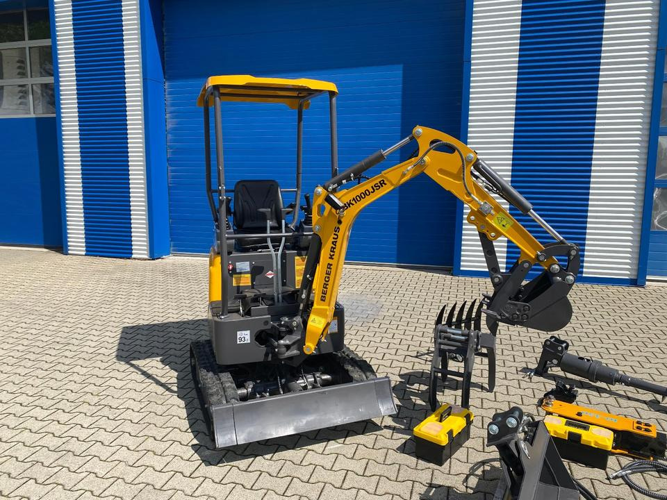 حفارة مصغرة Minibagger BK1000JSR inkl. großem Zubehörpaket *HERBSTAKTION*INKL.19% MWST*BERGER KRAUS* VERSTELLFAHRWERK*SOFORT!*: صور 14