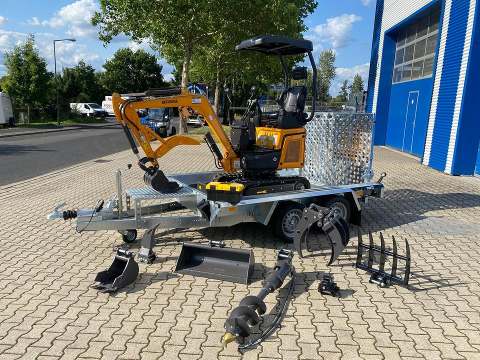 Minibagger BK1300JSR + Tieflader + Zubehör *INKL.19% MWST*BERGER KRAUS*VERSTELLFAHRWERK* KUBOTA*SOFORT!* - حفارة مصغرة: صور 2 Minibagger BK1300JSR + Tieflader + Zubehör *INKL.19% MWST*BERGER KRAUS*VERSTELLFAHRWERK* KUBOTA*SOFORT!* - حفارة مصغرة: صور 2