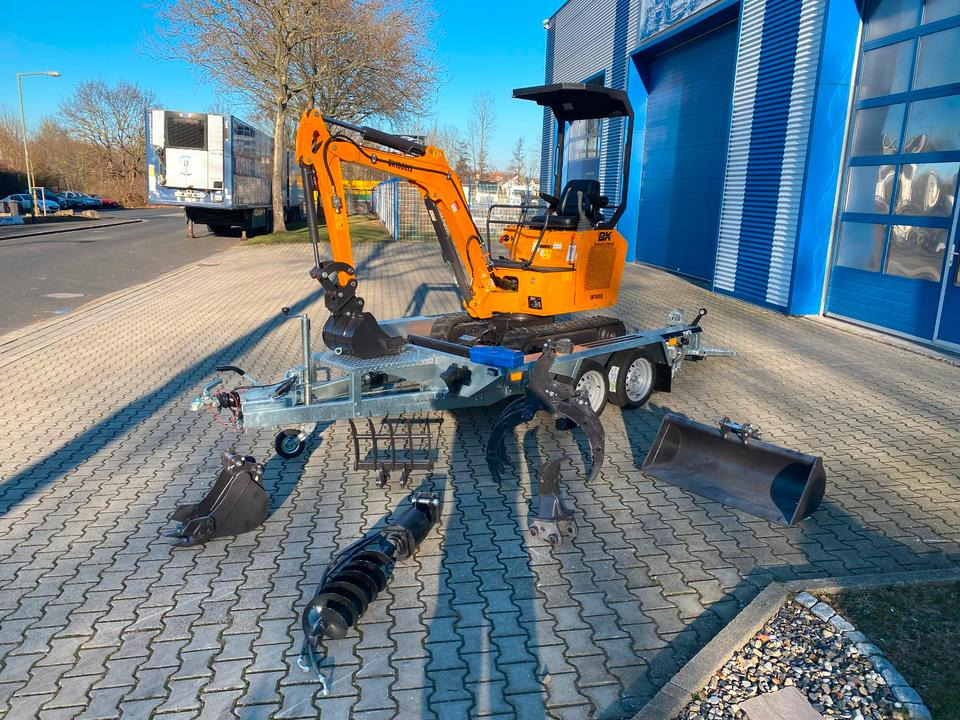 Minibagger BK1500JS + Anhänger *INKL.19% MWST*BERGER KRAUS*KUBOTA*JOYSTICK*ZUBEHÖRPAKET*SOFORT!* - حفارة مصغرة: صور 1 Minibagger BK1500JS + Anhänger *INKL.19% MWST*BERGER KRAUS*KUBOTA*JOYSTICK*ZUBEHÖRPAKET*SOFORT!* - حفارة مصغرة: صور 1