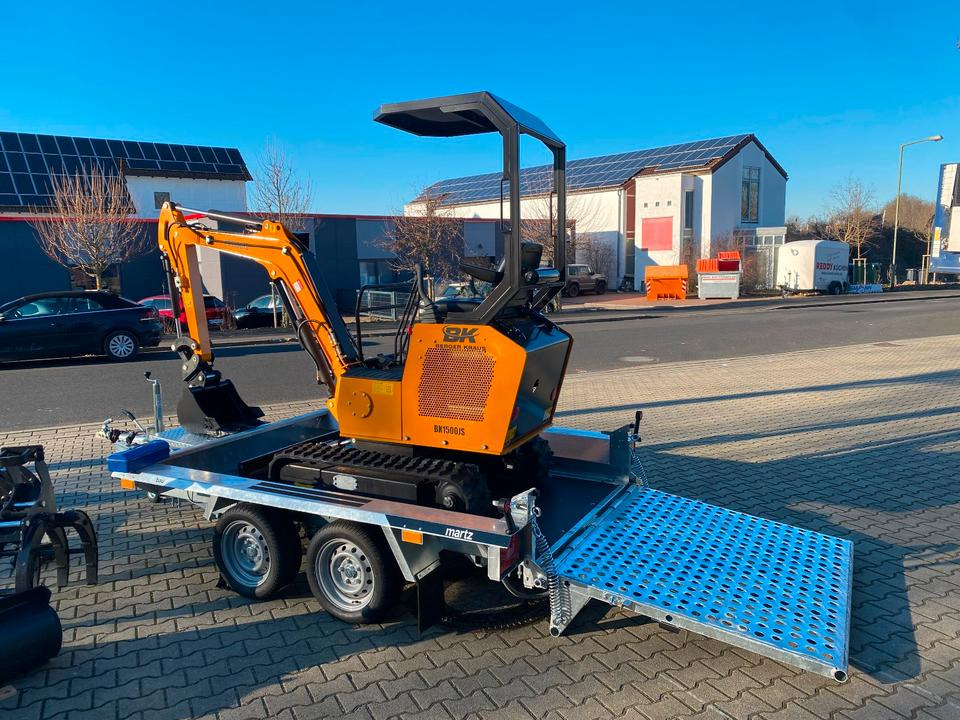 Minibagger BK1500JS + Anhänger + Zubehör *INKL.19% MWST*KUBOTA*BERGER KRAUS*JOYSTICK*ZUBEHÖRPAKET GROß*SOFORT!* - حفارة مصغرة: صور 5 Minibagger BK1500JS + Anhänger + Zubehör *INKL.19% MWST*KUBOTA*BERGER KRAUS*JOYSTICK*ZUBEHÖRPAKET GROß*SOFORT!* - حفارة مصغرة: صور 5