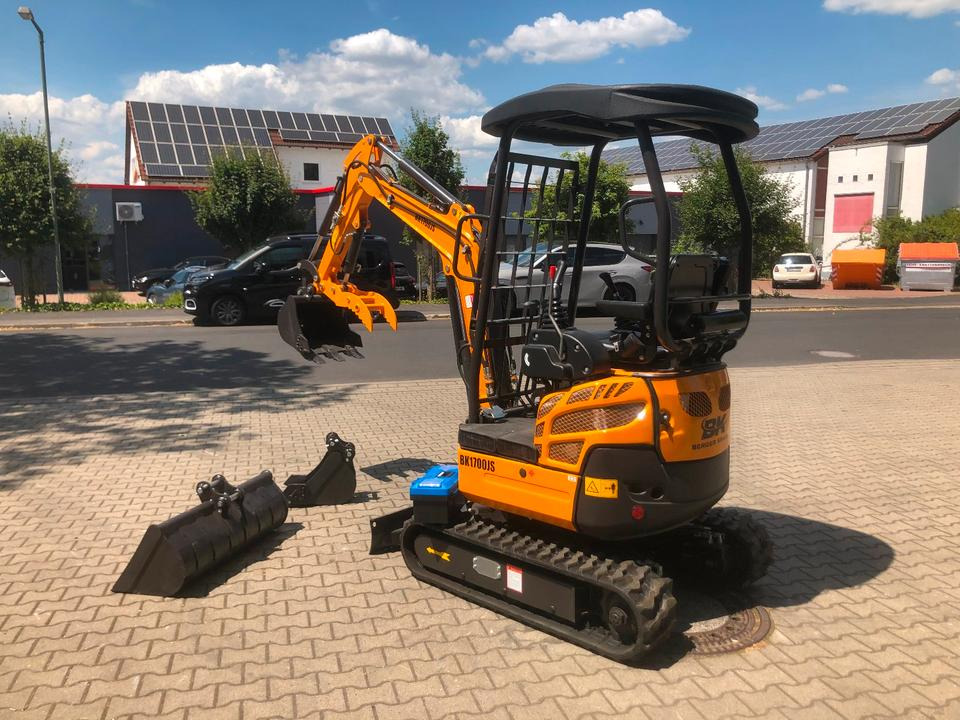 Minibagger BK1700JS + Schaufelpaket *INKL.19% MWST*BERGER KRAUS*KUBOTA*JOYST*SOFORT! - حفارة مصغرة: صور 5 Minibagger BK1700JS + Schaufelpaket *INKL.19% MWST*BERGER KRAUS*KUBOTA*JOYST*SOFORT! - حفارة مصغرة: صور 5