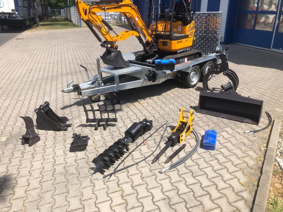 Minibagger BK1700JS +Tieflader +Zubehör *INKL.19% MWST*BERGER KRAUS*KUBOTA*JOYST*SOFORT! - حفارة مصغرة: صور 3 Minibagger BK1700JS +Tieflader +Zubehör *INKL.19% MWST*BERGER KRAUS*KUBOTA*JOYST*SOFORT! - حفارة مصغرة: صور 3