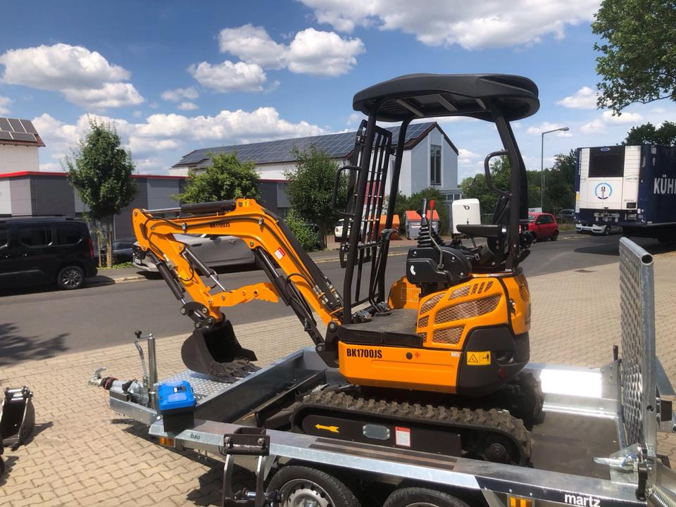 Minibagger BK1700JS +Tieflader +Zubehör *INKL.19% MWST*BERGER KRAUS*KUBOTA*JOYST*SOFORT! - حفارة مصغرة: صور 4 Minibagger BK1700JS +Tieflader +Zubehör *INKL.19% MWST*BERGER KRAUS*KUBOTA*JOYST*SOFORT! - حفارة مصغرة: صور 4