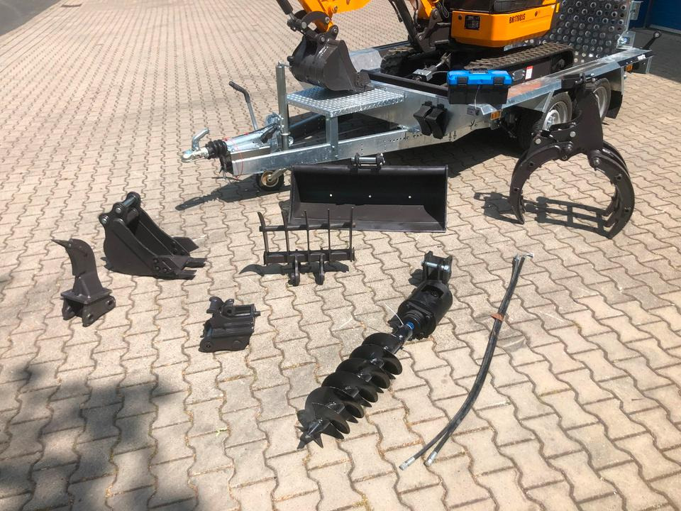 Minibagger BK1700JS + Tieflader + Zubehör *INKL.19% MWST*BERGER KRAUS*KUBOTA*JOYST*SOFORT! - حفارة مصغرة: صور 5 Minibagger BK1700JS + Tieflader + Zubehör *INKL.19% MWST*BERGER KRAUS*KUBOTA*JOYST*SOFORT! - حفارة مصغرة: صور 5