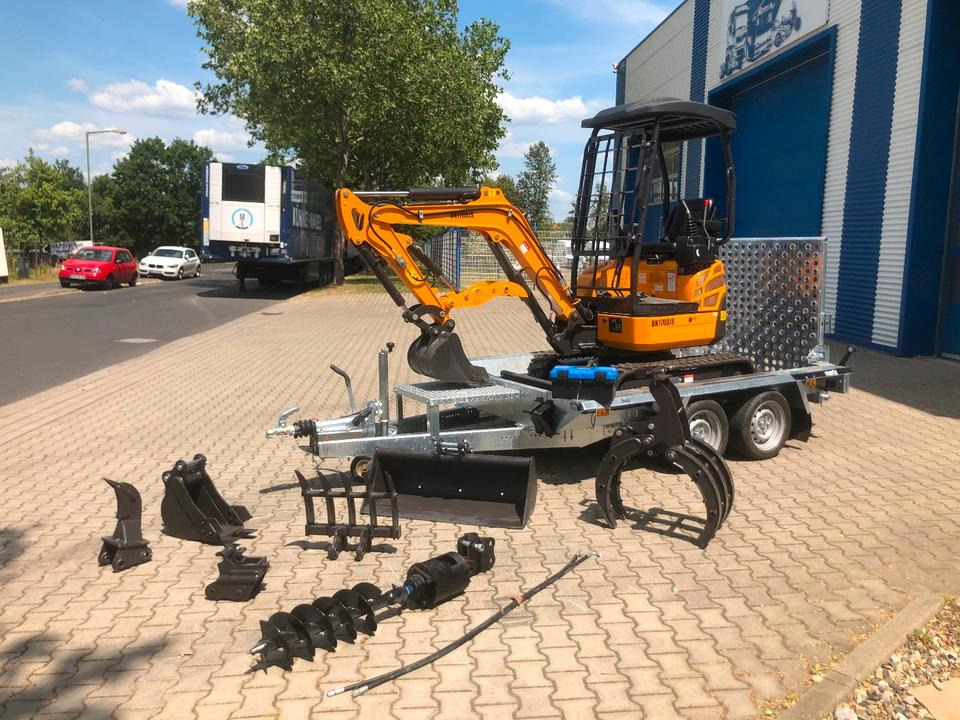 Minibagger BK1700JS + Tieflader + Zubehör *INKL.19% MWST*BERGER KRAUS*KUBOTA*JOYST*SOFORT! - حفارة مصغرة: صور 2 Minibagger BK1700JS + Tieflader + Zubehör *INKL.19% MWST*BERGER KRAUS*KUBOTA*JOYST*SOFORT! - حفارة مصغرة: صور 2