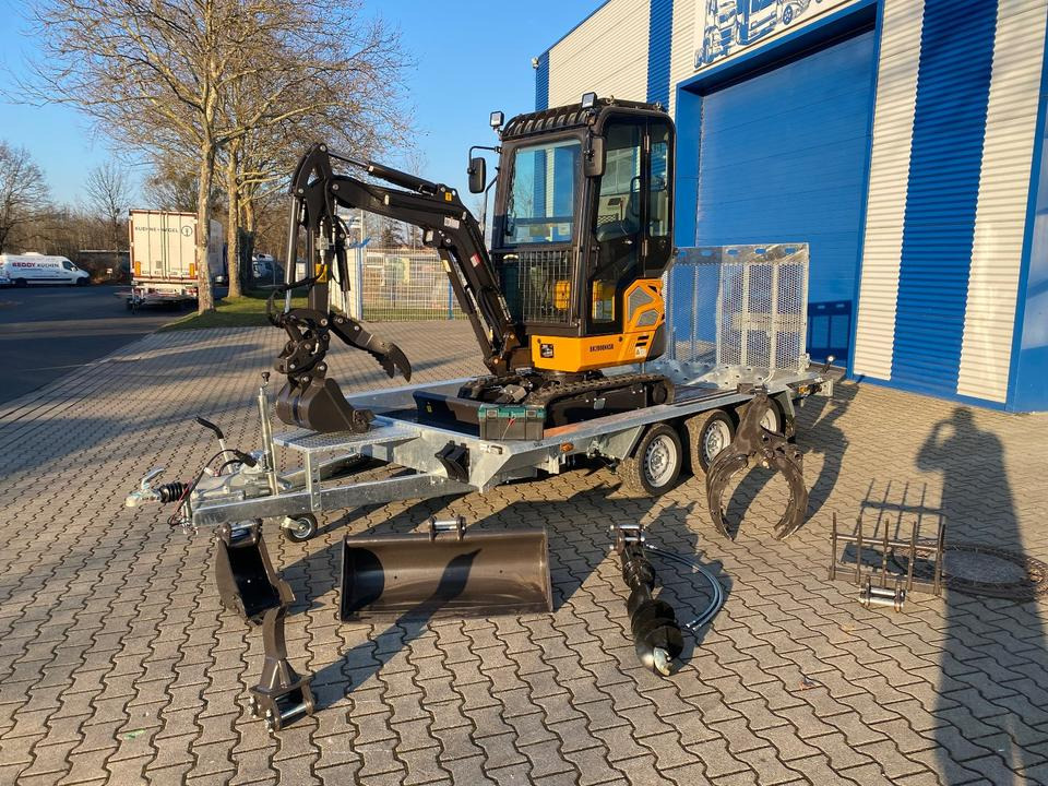 Minibagger BK2000NKSR + Tieflader + Zubehör *INKL.19% MWST*BERGER KRAUS*KUBOTA* KLIMA*SCHWENKARM*VERSTELLFAHRWERK* - حفارة مصغرة: صور 2 Minibagger BK2000NKSR + Tieflader + Zubehör *INKL.19% MWST*BERGER KRAUS*KUBOTA* KLIMA*SCHWENKARM*VERSTELLFAHRWERK* - حفارة مصغرة: صور 2