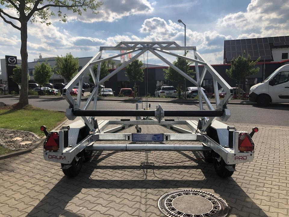 مقطورة بكرة الكابل Vermietung / Kabelanhänger 3000KG / Nutzlast 2322KG / Kabeltrommel-Anhänger / Glasfaser/ 1 Monat: صور 8