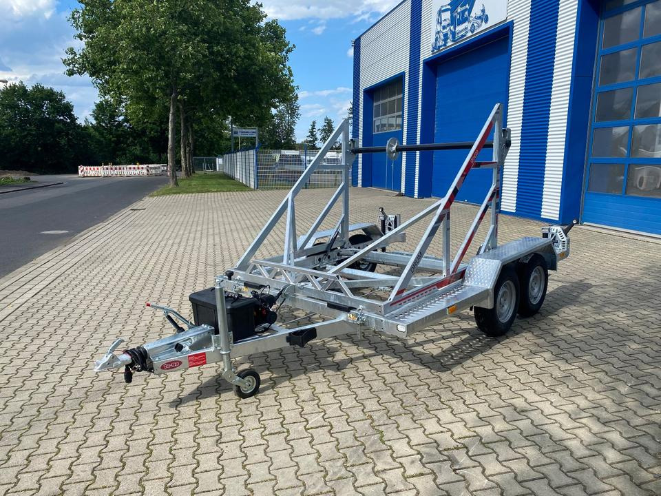 Vermietung / Kabelanhänger 3500KG E-Winde / Nutzlast 2749KG / Kabeltrommel-Anhänger / Glasfaser/ 3 Tage - مقطورة بكرة الكابل: صور 3 Vermietung / Kabelanhänger 3500KG E-Winde / Nutzlast 2749KG / Kabeltrommel-Anhänger / Glasfaser/ 3 Tage - مقطورة بكرة الكابل: صور 3