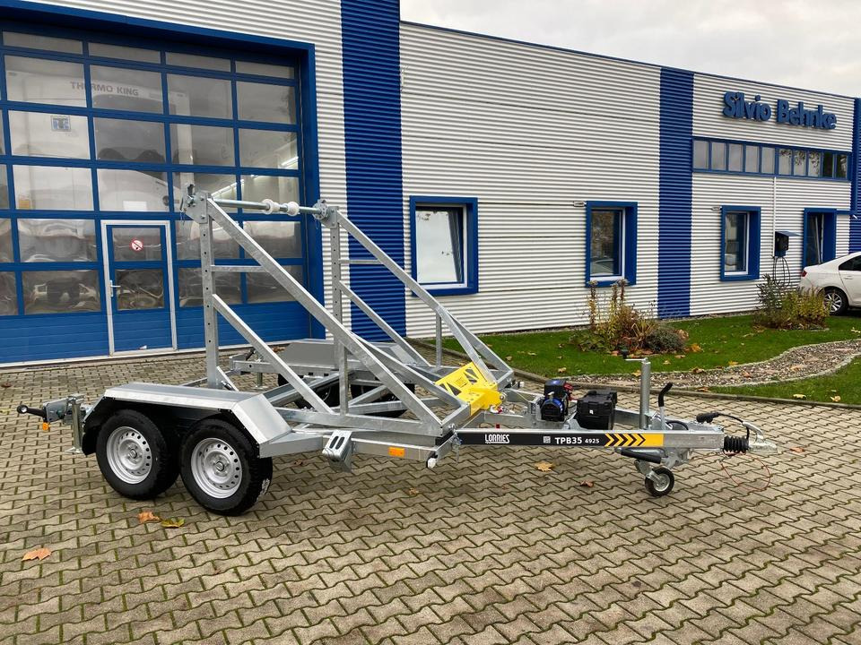 Vermietung / Kabelanhänger 3500KG E-Winde / Nutzlast 2825KG / Kabeltrommel-Anhänger / Glasfaser/ 3 Tage - مقطورة بكرة الكابل: صور 1 Vermietung / Kabelanhänger 3500KG E-Winde / Nutzlast 2825KG / Kabeltrommel-Anhänger / Glasfaser/ 3 Tage - مقطورة بكرة الكابل: صور 1