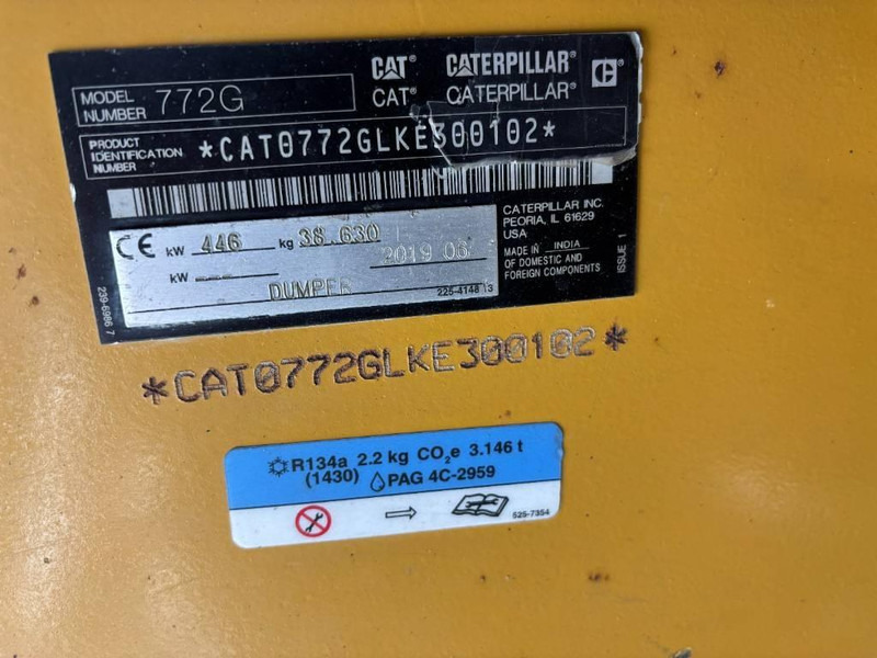 Caterpillar 772G - شاحنة قلابة للمحاجر: صور 5 Caterpillar 772G - شاحنة قلابة للمحاجر: صور 5