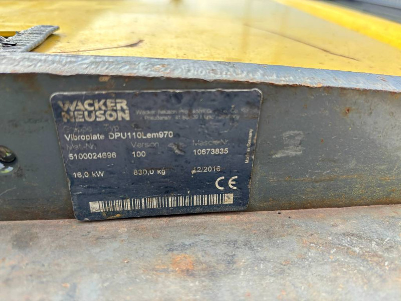 WACKER NEUSON DPU110Lem970 - صفائح اهتزازية: صور 5 WACKER NEUSON DPU110Lem970 - صفائح اهتزازية: صور 5