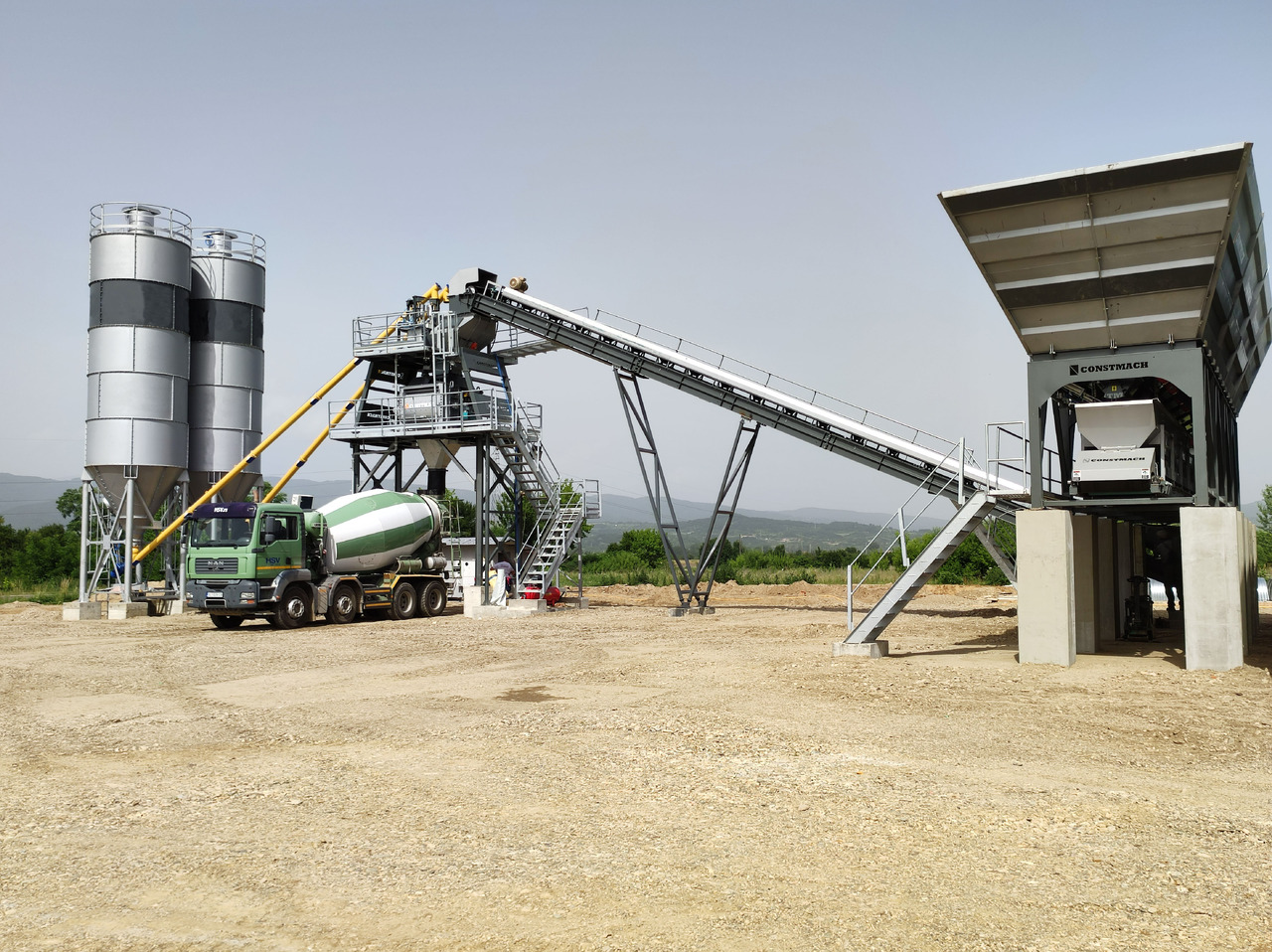 Constmach 160 m³/h Stationary Concrete Batching Plant - مصنع خلط الخرسانة: صور 1 Constmach 160 m³/h Stationary Concrete Batching Plant - مصنع خلط الخرسانة: صور 1