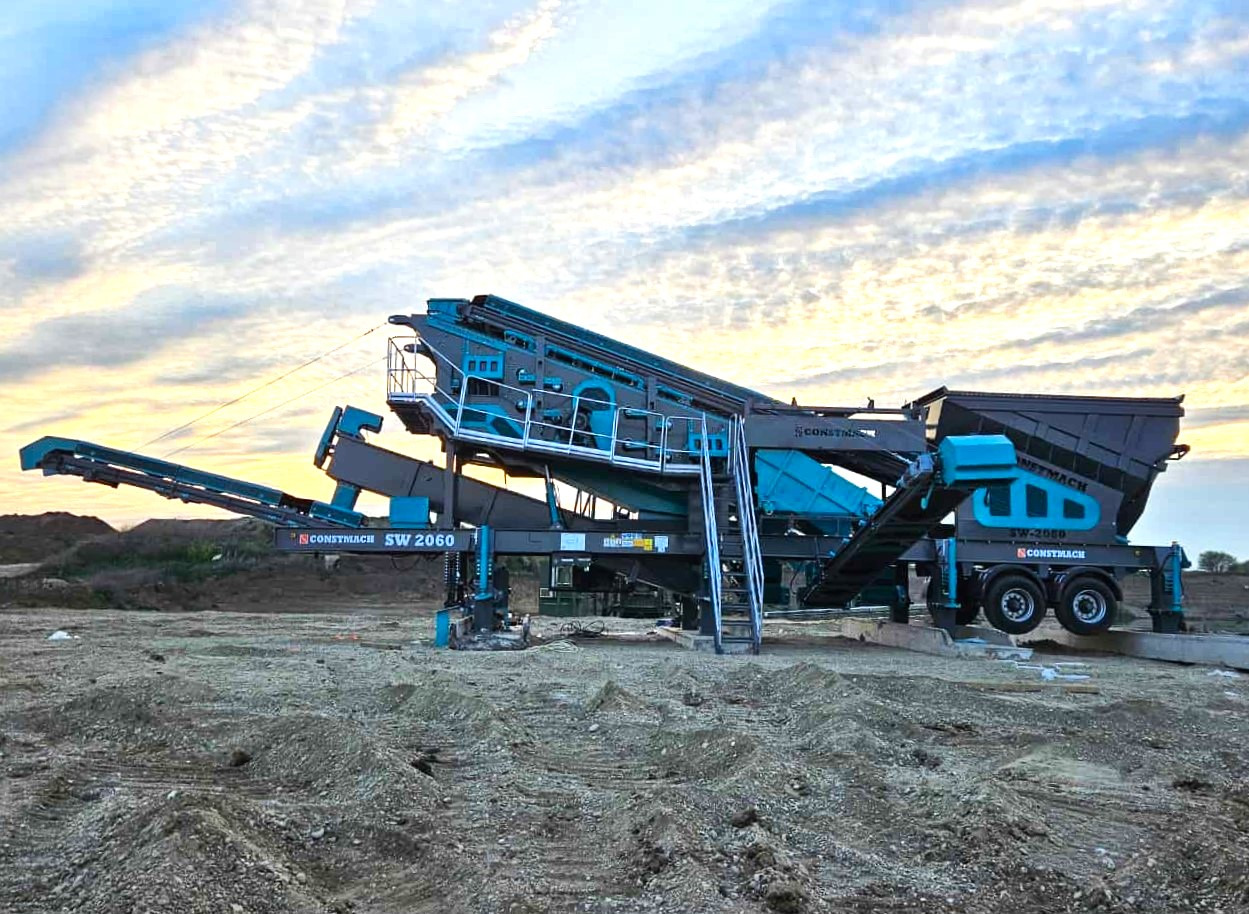 Constmach Mobile Sand And Gravel Washing And Screening Plant - غربال: صور 1 Constmach Mobile Sand And Gravel Washing And Screening Plant - غربال: صور 1