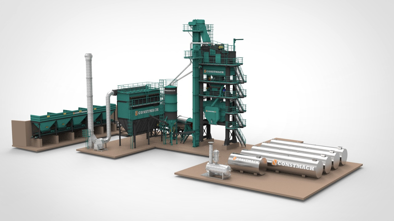 Constmach Stationary Asphalt Plant Delivered in Stock 2 Year Warranty - معدات خلط الأسفلت: صور 1 Constmach Stationary Asphalt Plant Delivered in Stock 2 Year Warranty - معدات خلط الأسفلت: صور 1