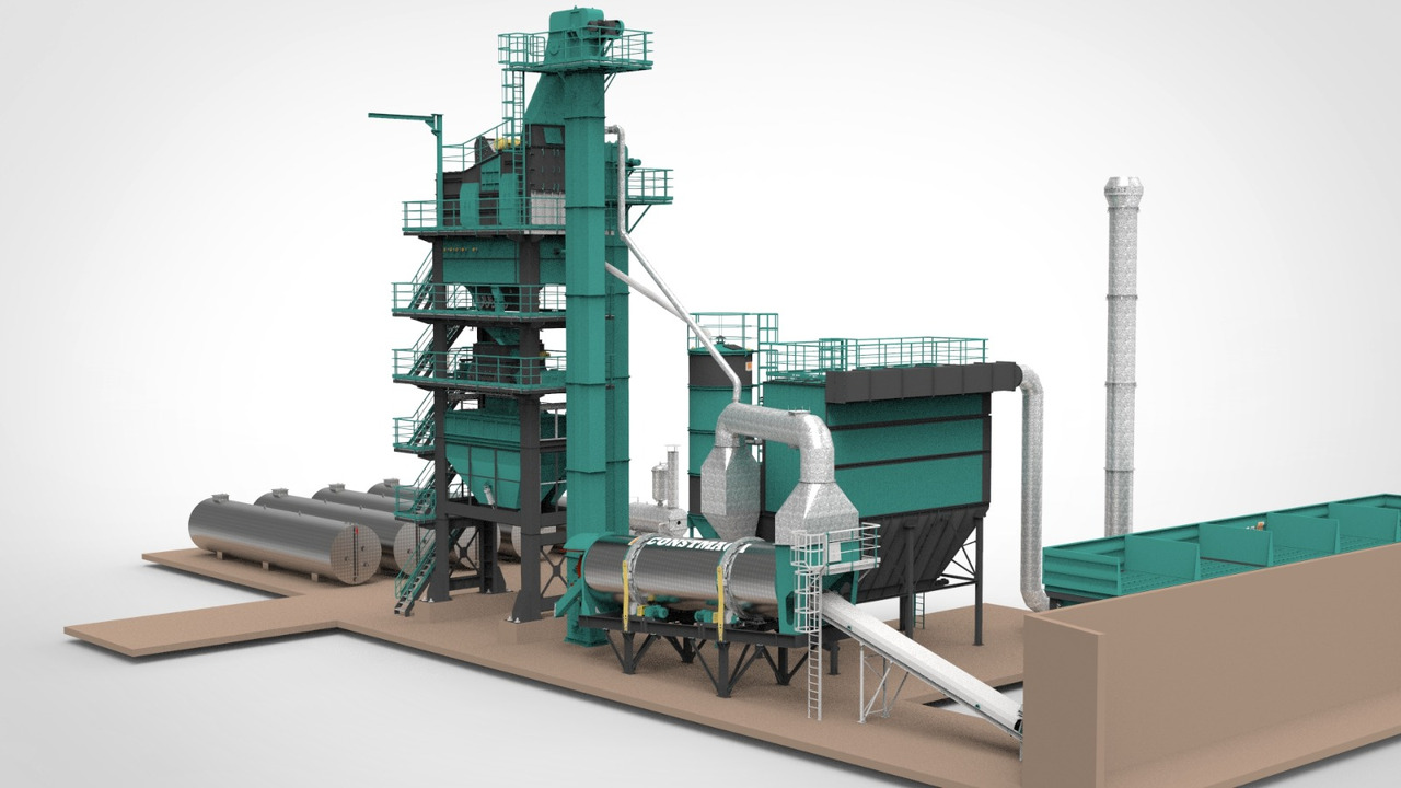 Constmach Stationary Asphalt Plant Delivered in Stock 2 Year Warranty - معدات خلط الأسفلت: صور 2 Constmach Stationary Asphalt Plant Delivered in Stock 2 Year Warranty - معدات خلط الأسفلت: صور 2