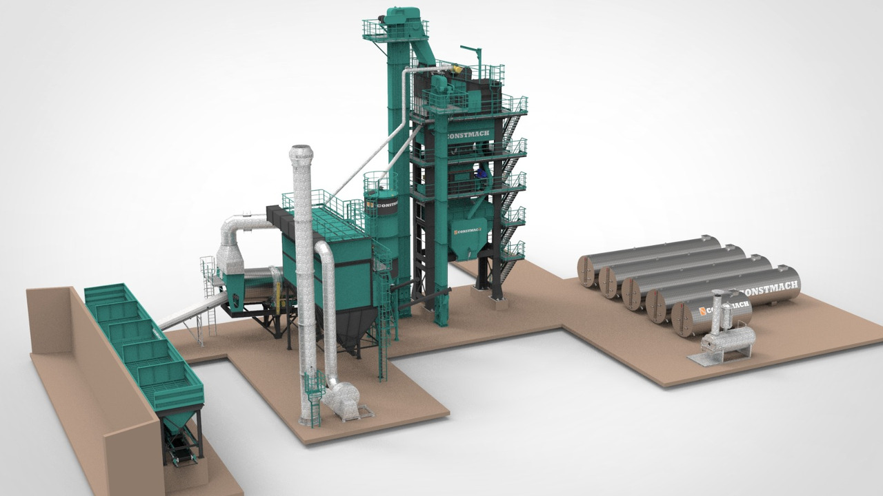 معدات خلط الأسفلت جديد Constmach Stationary Batch Type Asphalt Plants: صور 18