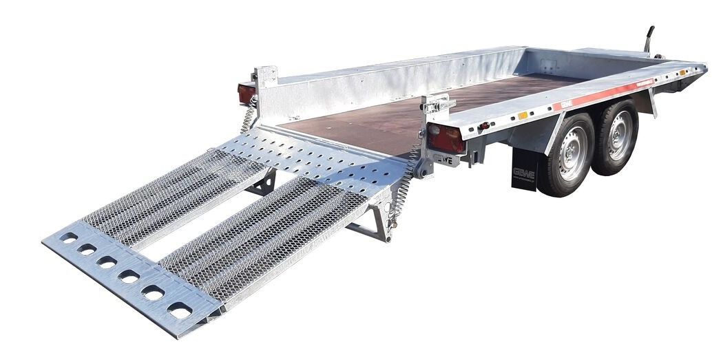 Gewe P3500 E/1 Przyczepa pod minikoparkę 3,5x1,6m SUPER MOCNA! - مقطورة لنقل المعدات: صور 4 Gewe P3500 E/1 Przyczepa pod minikoparkę 3,5x1,6m SUPER MOCNA! - مقطورة لنقل المعدات: صور 4