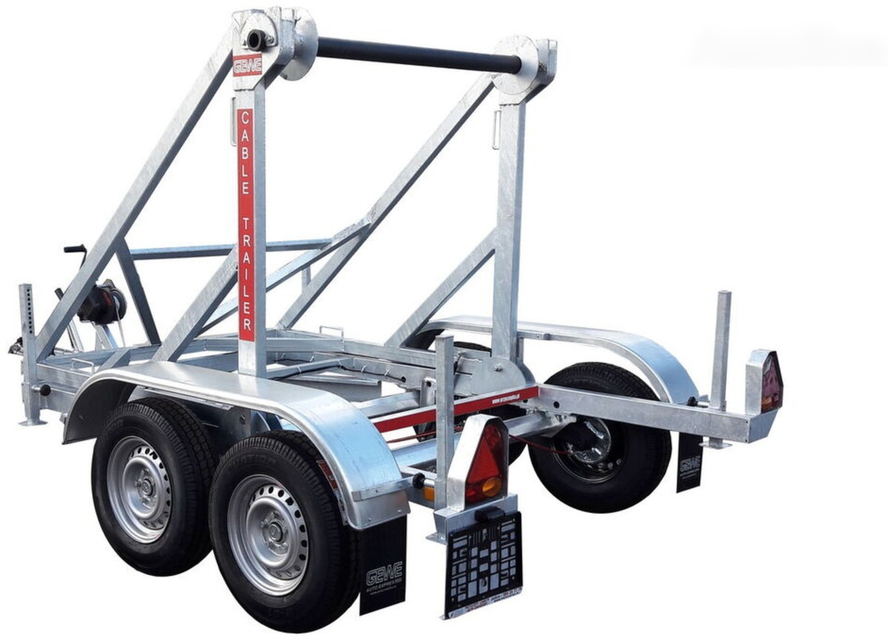 Gewe Przyczepa kablowa P3500 D/1 do przewozu bębnów kablowych - مقطورة بكرة الكابل: صور 3 Gewe Przyczepa kablowa P3500 D/1 do przewozu bębnów kablowych - مقطورة بكرة الكابل: صور 3