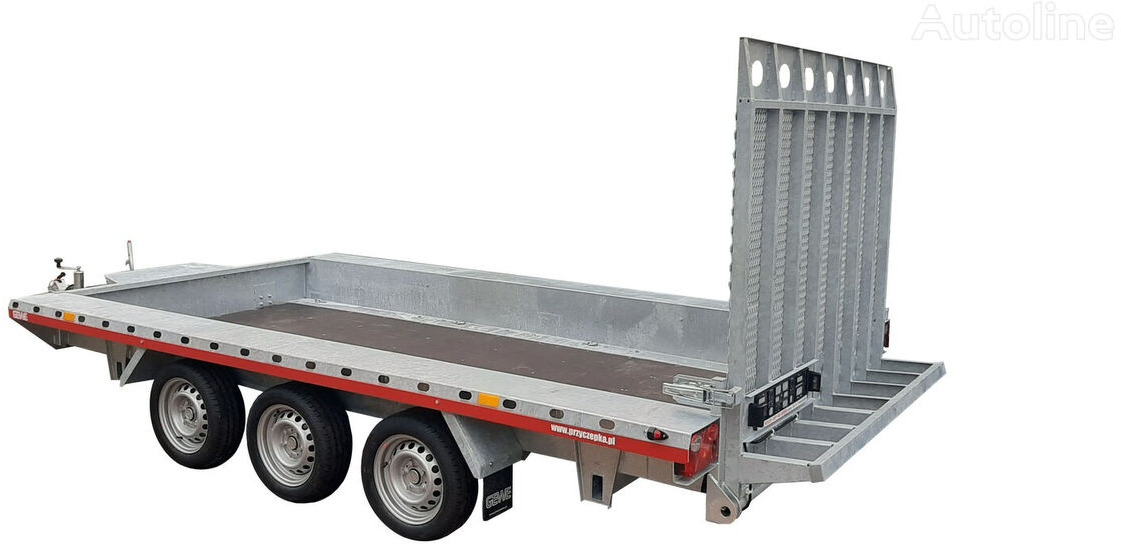Gewe Przyczepa pod minikoparkę 4x1,8m - 3osiowa, B3500 E/1 - مقطورة لنقل المعدات: صور 5 Gewe Przyczepa pod minikoparkę 4x1,8m - 3osiowa, B3500 E/1 - مقطورة لنقل المعدات: صور 5