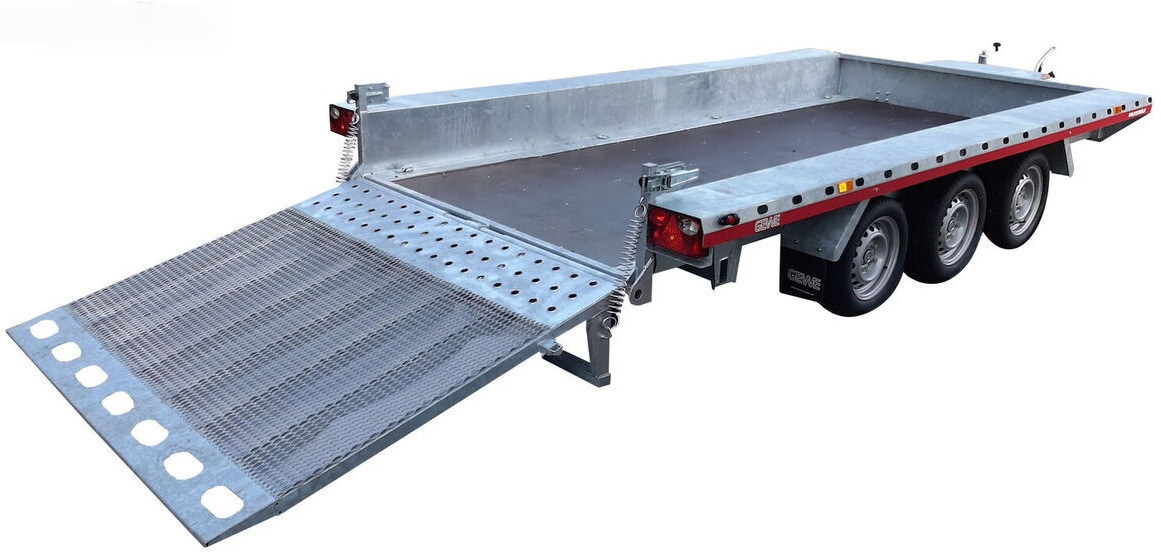 Gewe Przyczepa pod minikoparkę 4x1,8m - 3osiowa, B3500 E/1 - مقطورة لنقل المعدات: صور 3 Gewe Przyczepa pod minikoparkę 4x1,8m - 3osiowa, B3500 E/1 - مقطورة لنقل المعدات: صور 3