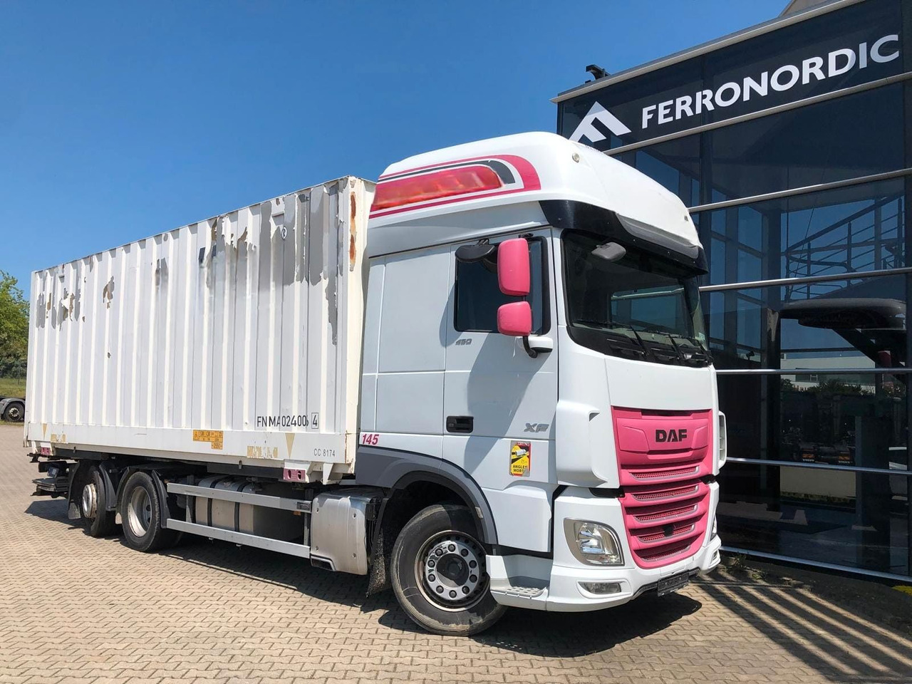 DAF XF450 SSC Lenk/Lift*LBW*AHK*Standklima - شاحنات الحاويات/ جسم علوي قابل للتغيير شاحنة: صور 1 DAF XF450 SSC Lenk/Lift*LBW*AHK*Standklima - شاحنات الحاويات/ جسم علوي قابل للتغيير شاحنة: صور 1