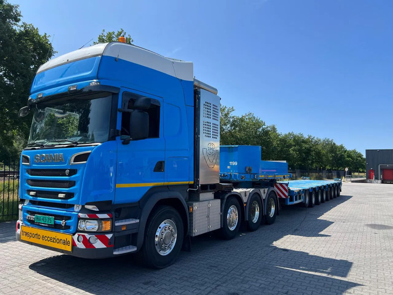 Goldhofer STZ H8-82/80A - عربة مسطحة منخفضة نصف مقطورة: صور 1 Goldhofer STZ H8-82/80A - عربة مسطحة منخفضة نصف مقطورة: صور 1