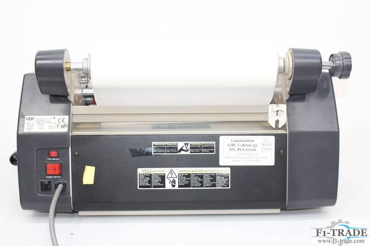 GBC Catena 35 - آلات الطباعة: صور 5 GBC Catena 35 - آلات الطباعة: صور 5