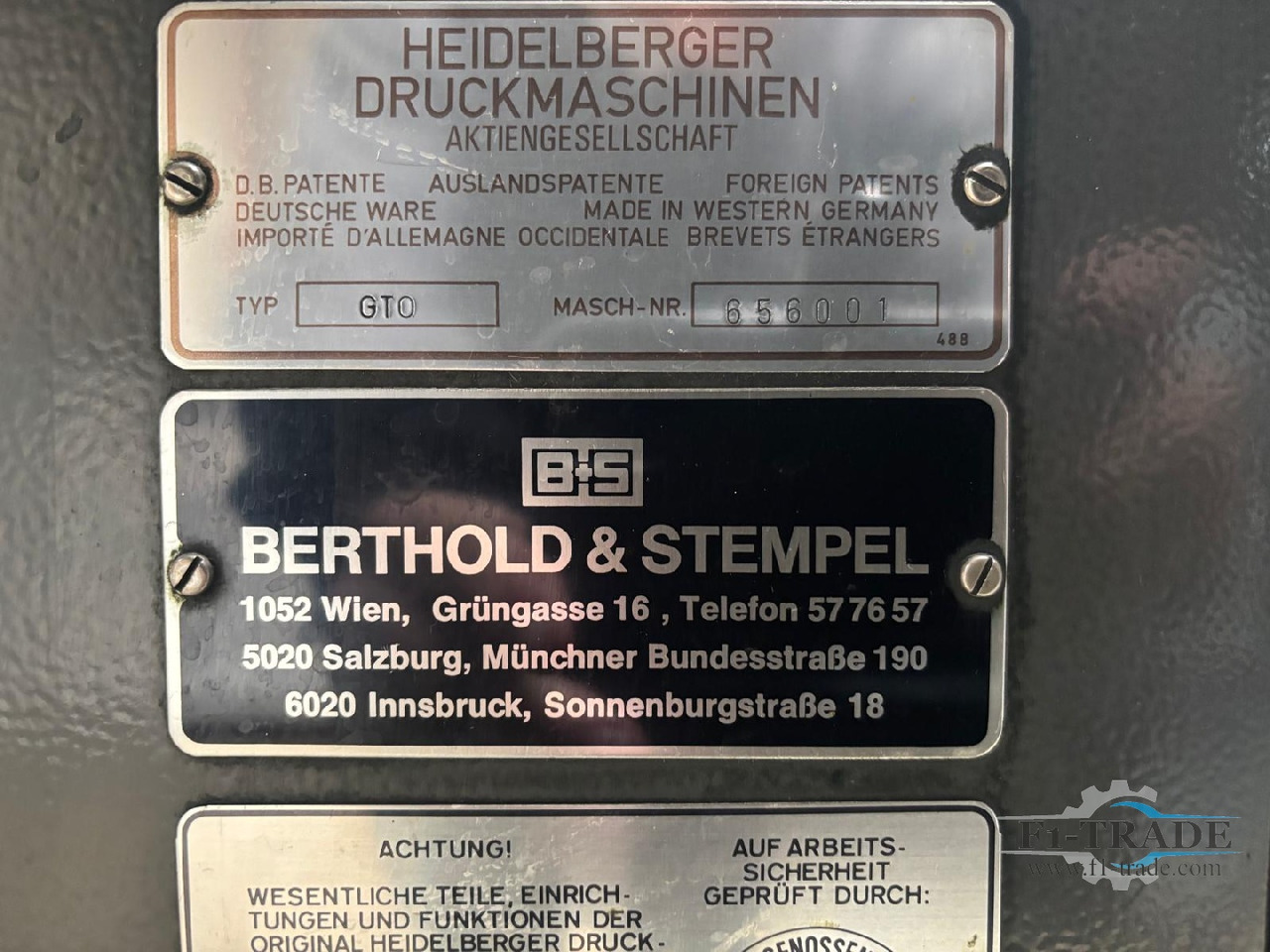 Heidelberg GTO46 - ماكينة طباعة أوفست: صور 2 Heidelberg GTO46 - ماكينة طباعة أوفست: صور 2