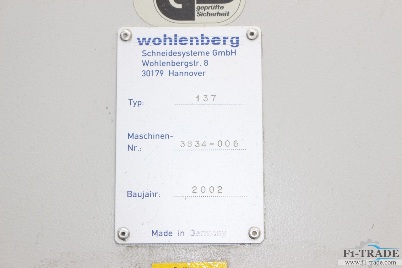 Wohlenberg 137 CUT-Tec - آلة قطع الورق: صور 5 Wohlenberg 137 CUT-Tec - آلة قطع الورق: صور 5