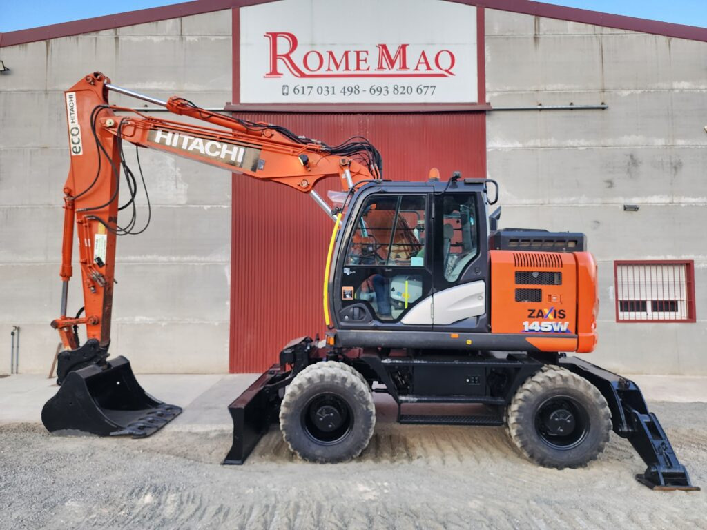 HITACHI ZX145W-6 - حفارة على عجلات: صور 1 HITACHI ZX145W-6 - حفارة على عجلات: صور 1