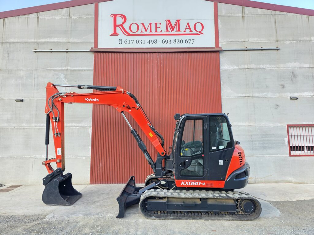 KUBOTA KX080-4A2 - حفارة مصغرة: صور 1 KUBOTA KX080-4A2 - حفارة مصغرة: صور 1