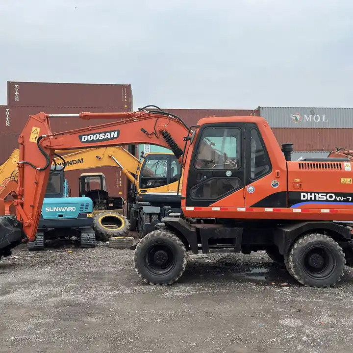Used Doosan Dh150W-7 Medium 15 Ton Second-Hand Construction Machinery Doosan 60W/150W/210W in Stock - حفارة: صور 1 Used Doosan Dh150W-7 Medium 15 Ton Second-Hand Construction Machinery Doosan 60W/150W/210W in Stock - حفارة: صور 1