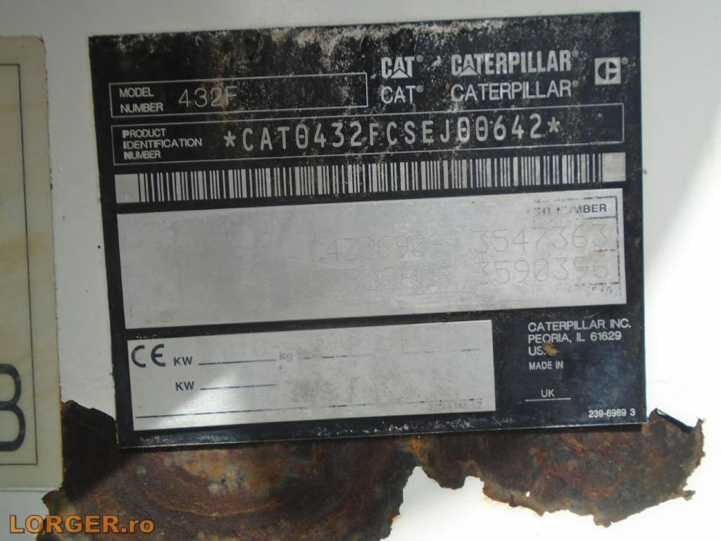 حفار متعدد الاستخدام CAT 432 F: صور 12