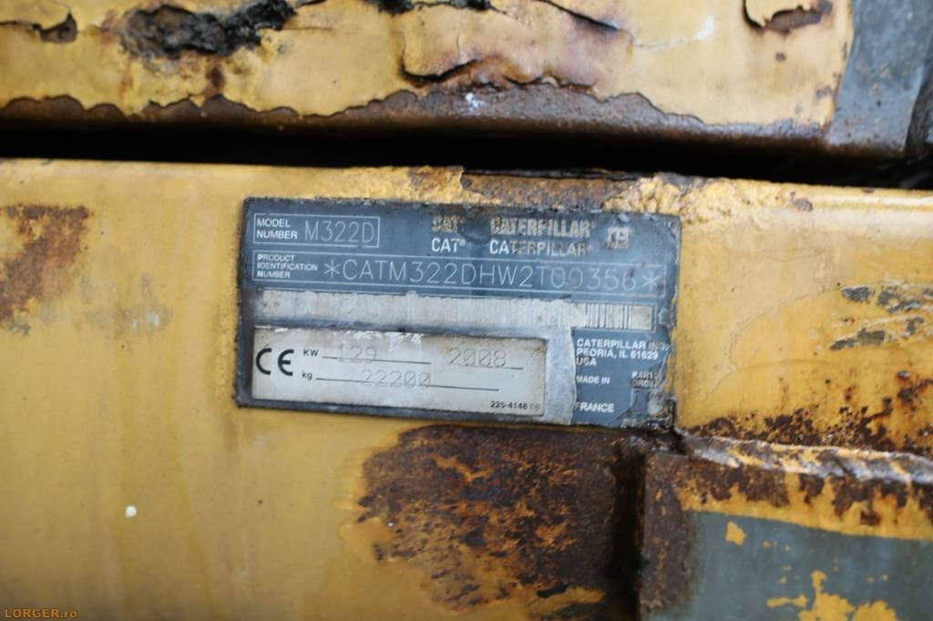 حفارة النقل والشحن CAT M 322 D: صور 15