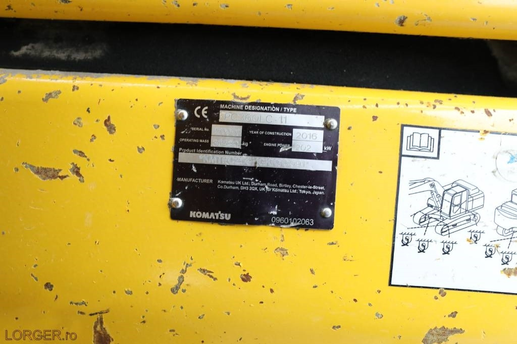 حفارات زحافة Komatsu PC 360 LC - 11: صور 18