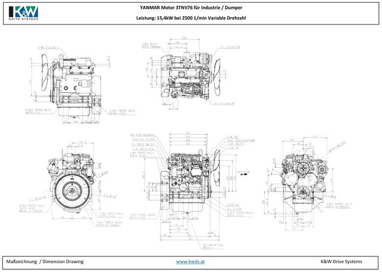 Yanmar Motor 3TNV76 - المحرك - حفارة مصغرة: صور 5 Yanmar Motor 3TNV76 - المحرك - حفارة مصغرة: صور 5