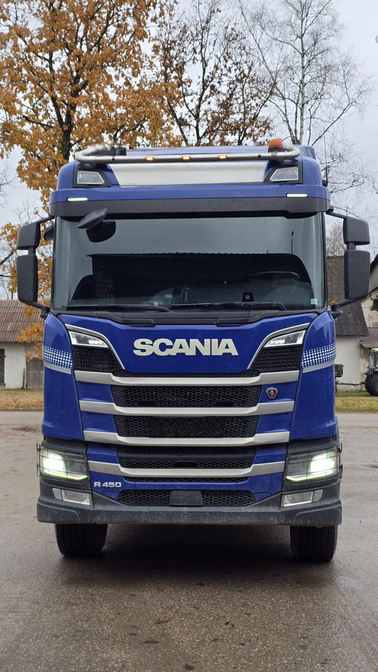 SCANIA R450 - شاحنة قطع الأشجار, شاحنة كرين: صور 3 SCANIA R450 - شاحنة قطع الأشجار, شاحنة كرين: صور 3