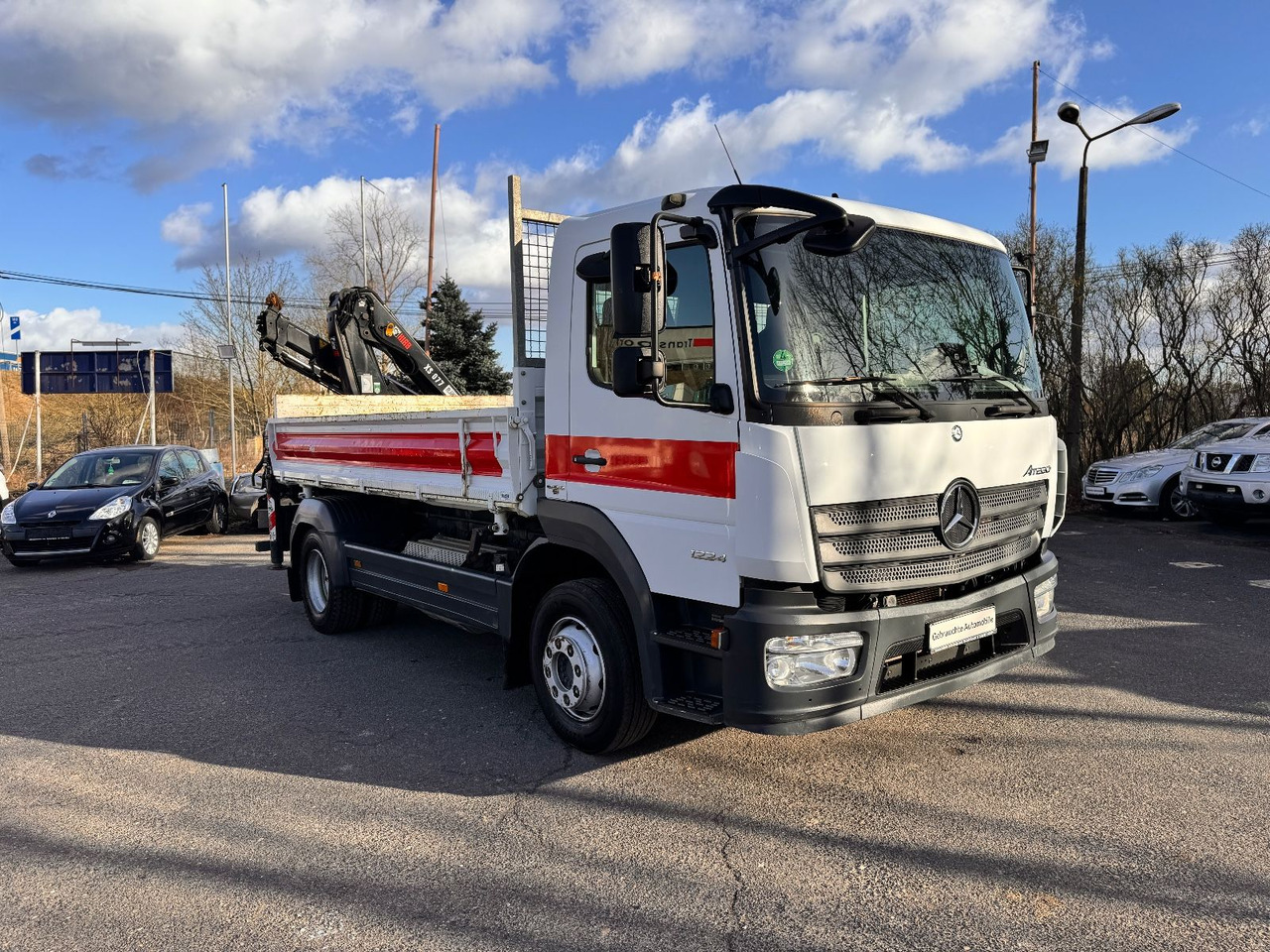 Mercedes-Benz Atego 1224 Kipper - Kran - قلابات, شاحنة كرين: صور 2 Mercedes-Benz Atego 1224 Kipper - Kran - قلابات, شاحنة كرين: صور 2