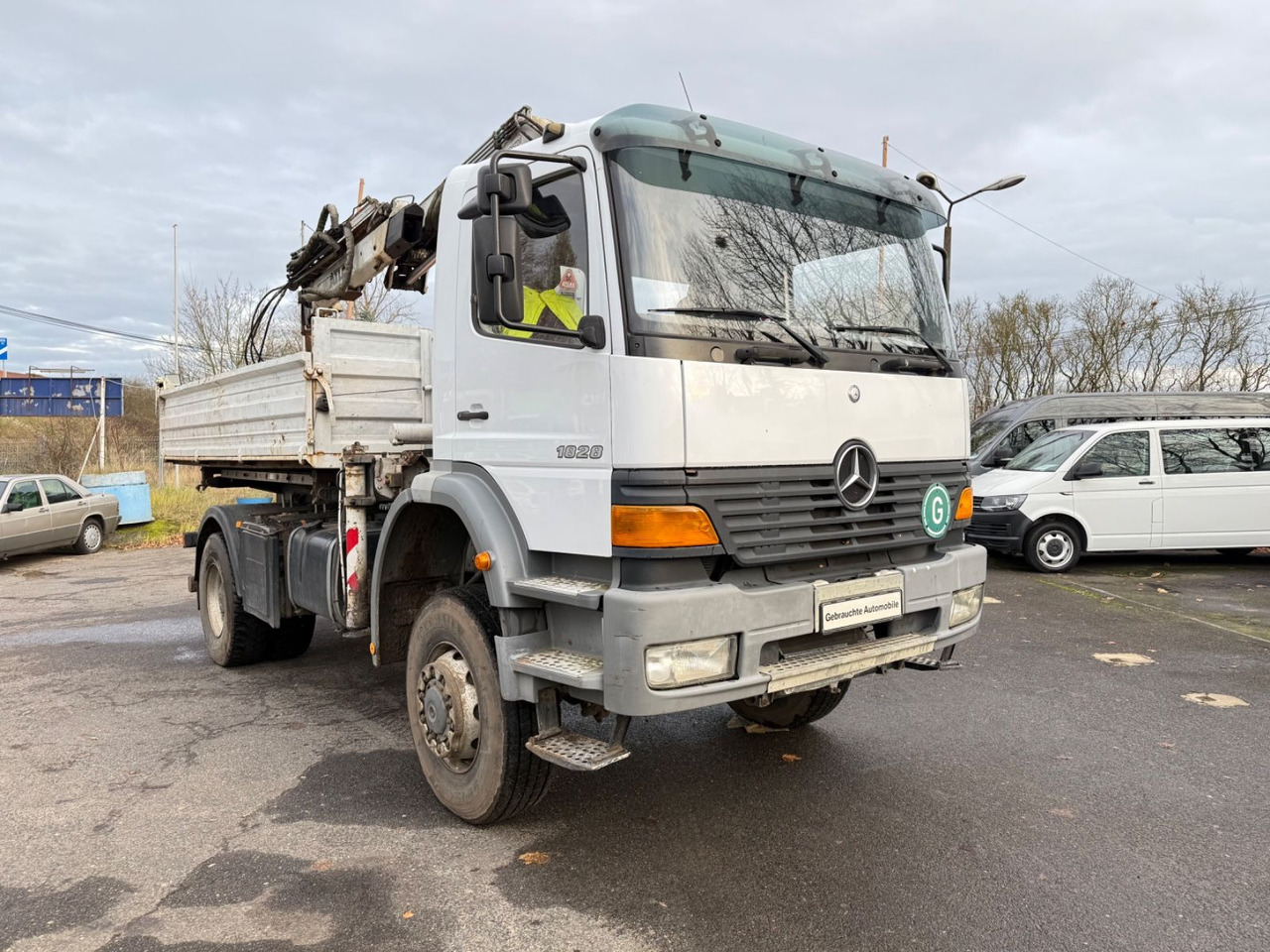 Mercedes-Benz Atego 1828 4x4 Kipper-Kran Atlas - قلابات, شاحنة كرين: صور 3 Mercedes-Benz Atego 1828 4x4 Kipper-Kran Atlas - قلابات, شاحنة كرين: صور 3