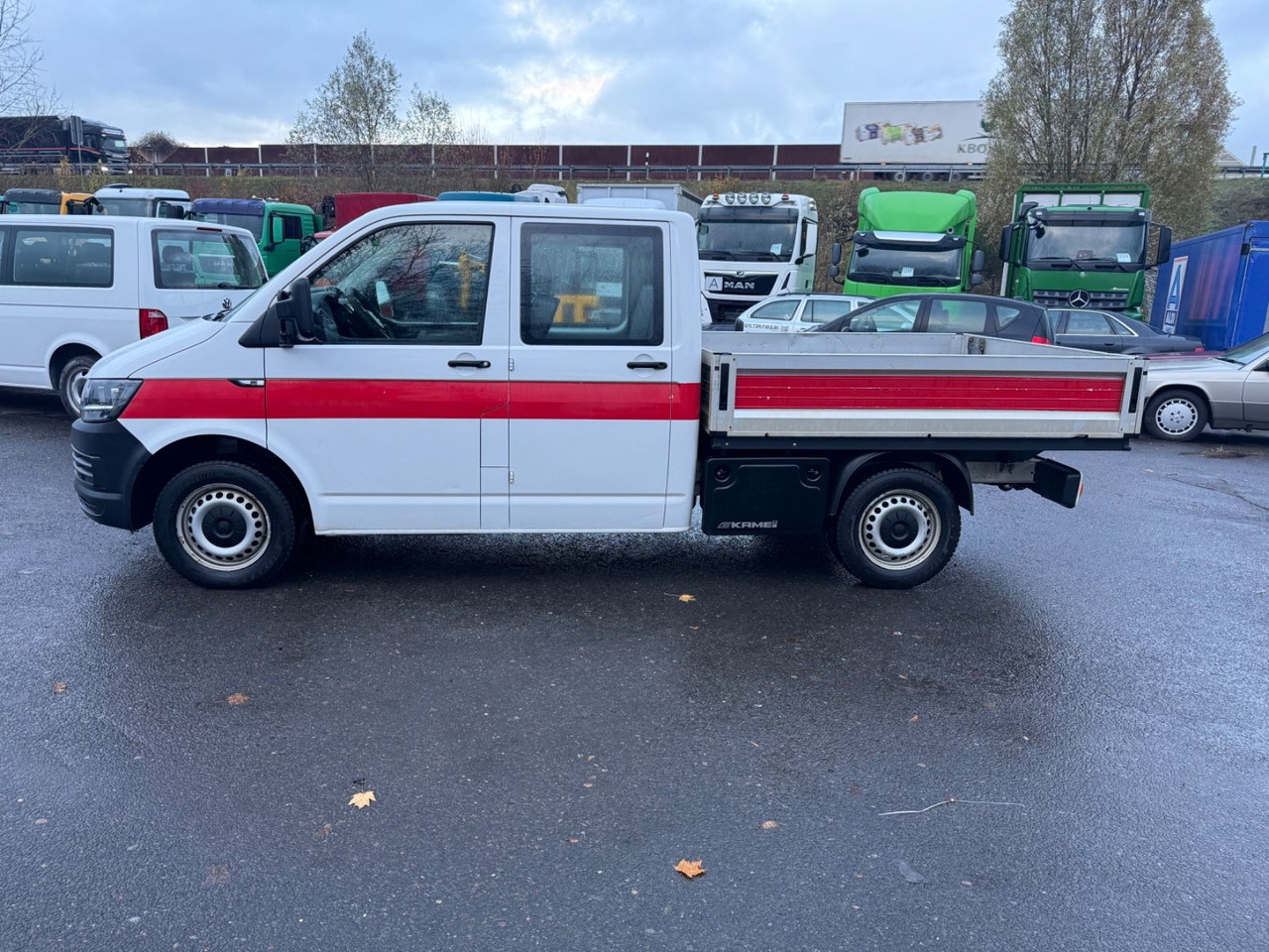 Volkswagen T6 Automatik Pritsche lang Doppelkabine - الشاحنات الصغيرة المسطحة: صور 4 Volkswagen T6 Automatik Pritsche lang Doppelkabine - الشاحنات الصغيرة المسطحة: صور 4