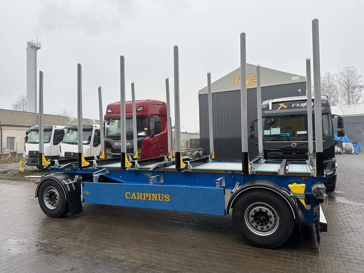 Hydrofast Przyczepa 2 osiowa do drewna stosowego HFP2/2-axle timber trailer HFP2 - مقطورة اخشاب: صور 1 Hydrofast Przyczepa 2 osiowa do drewna stosowego HFP2/2-axle timber trailer HFP2 - مقطورة اخشاب: صور 1