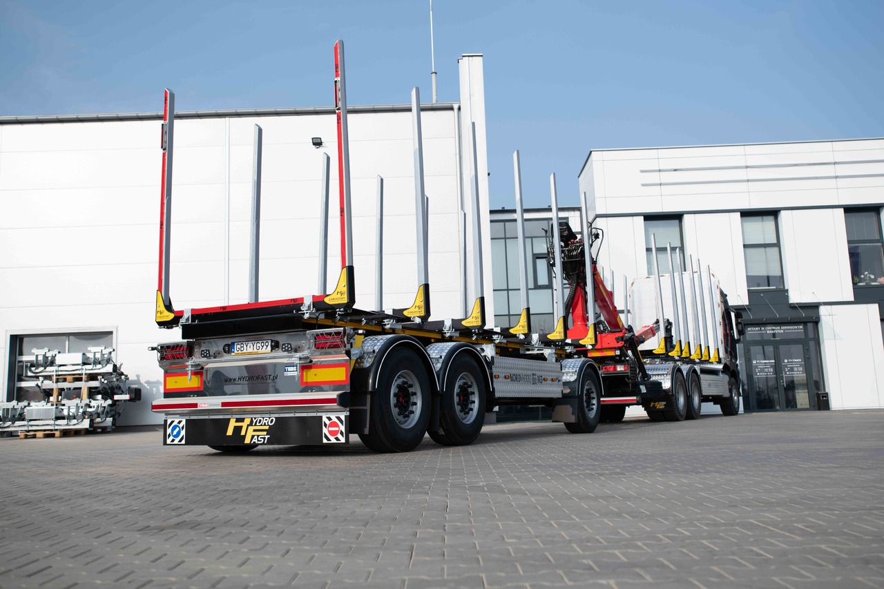Hydrofast Przyczepa 3 - osiowa / 3 axles trailer for timber transport / 3 Achsen Anhänger für Holztransport - مقطورة اخشاب: صور 5 Hydrofast Przyczepa 3 - osiowa / 3 axles trailer for timber transport / 3 Achsen Anhänger für Holztransport - مقطورة اخشاب: صور 5
