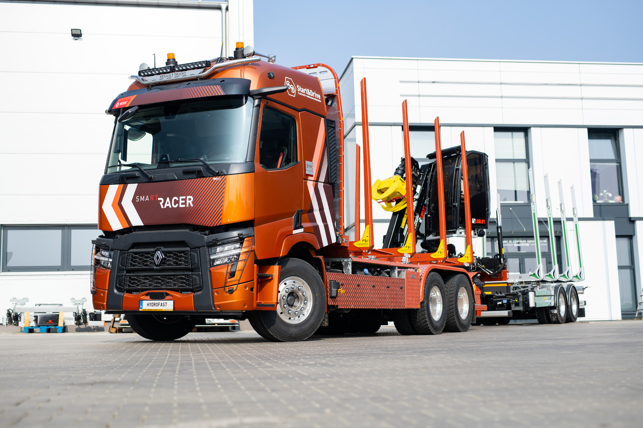 RENAULT TRUCKS C P6X4 Zabudowa do transportu drewna / Timber transport truck / Holztransportwagen/Camion de transport lemn - شاحنة قطع الأشجار, شاحنة كهربائية: صور 4 RENAULT TRUCKS C P6X4 Zabudowa do transportu drewna / Timber transport truck / Holztransportwagen/Camion de transport lemn - شاحنة قطع الأشجار, شاحنة كهربائية: صور 4