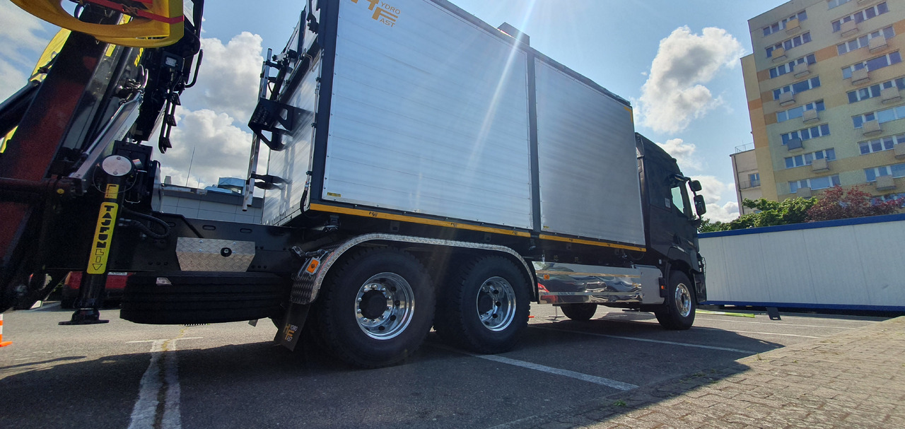 RENAULT TRUCKS CP6x4 Renault zabudowa do biomasy z żyurawiem Tajfun L155ZK/ Renault Biomass body with crane Tajfun L155ZK/ Renault Biomasse-Aufbau mit Kran Tajfun L155ZK - شاحنة قطع الأشجار: صور 4 RENAULT TRUCKS CP6x4 Renault zabudowa do biomasy z żyurawiem Tajfun L155ZK/ Renault Biomass body with crane Tajfun L155ZK/ Renault Biomasse-Aufbau mit Kran Tajfun L155ZK - شاحنة قطع الأشجار: صور 4